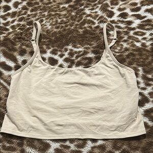 Old Navy Tan Half Top